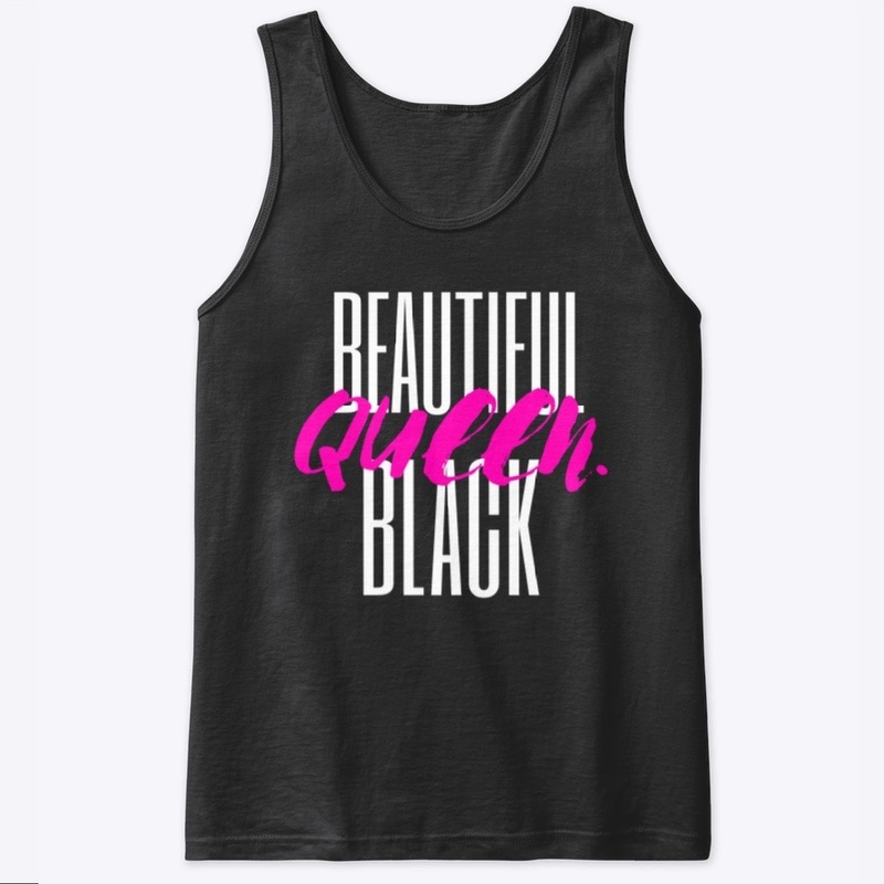  Beautiful Black Queen (White Letters)