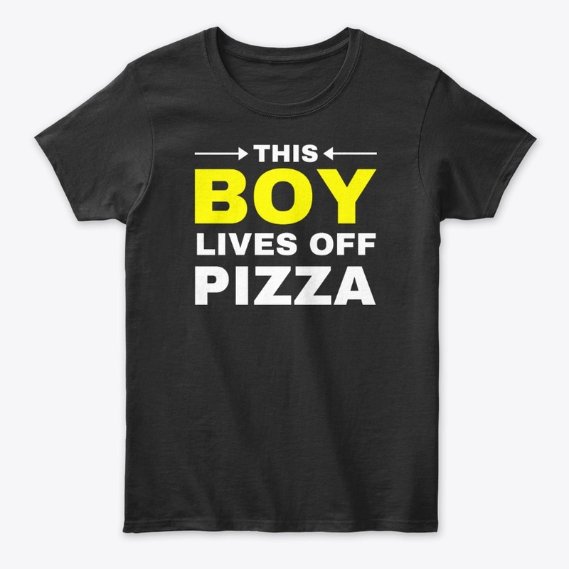 this boy lives off pizza