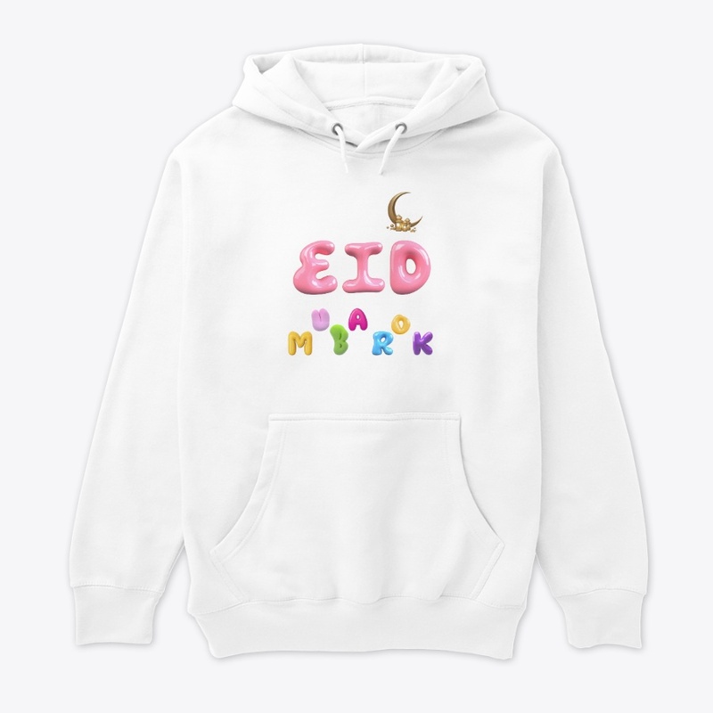Eid Mubarok Bubble T-shirt Design 1