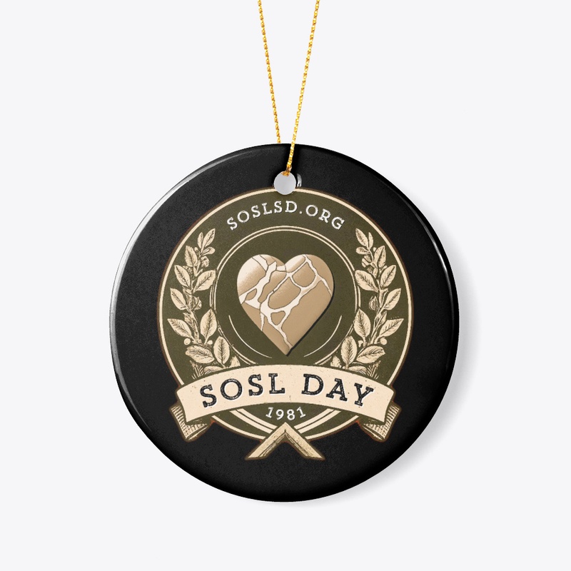 SOSL day V1 sepia ceramic ornament