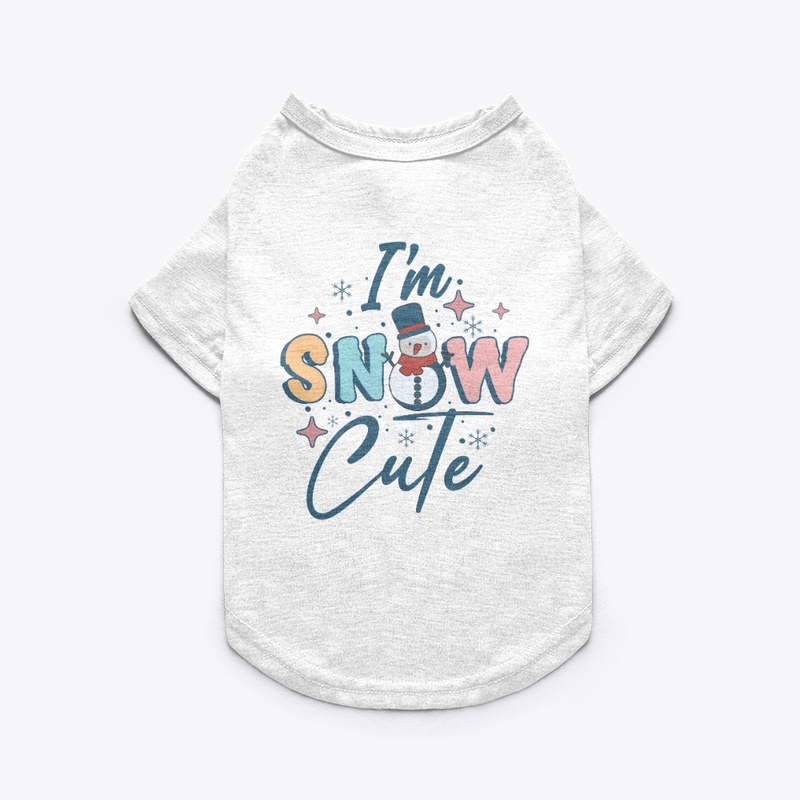 Vintage Snowman I’m Snow Cute