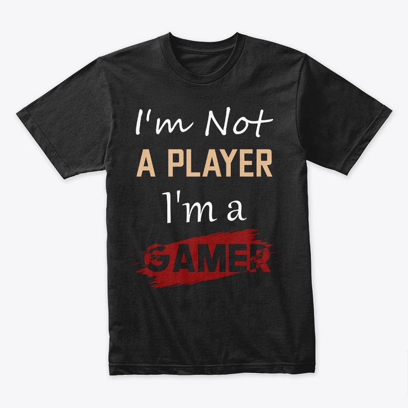 Gamer Identity Statement T-Shirt Design
