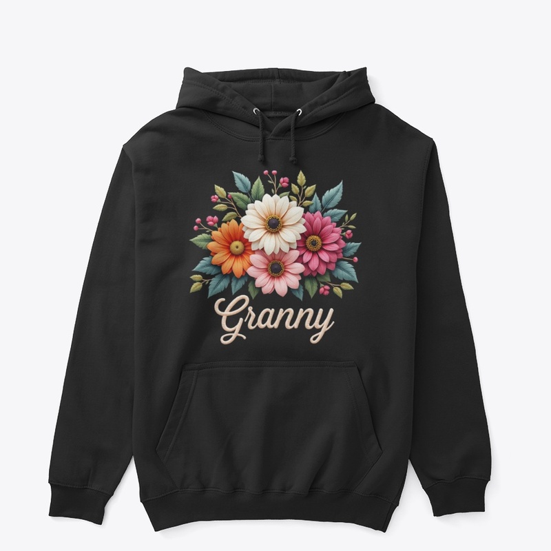 Elegant Botanical Wildflower Granny Tee
