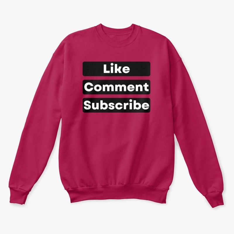 like comment subscribe - black