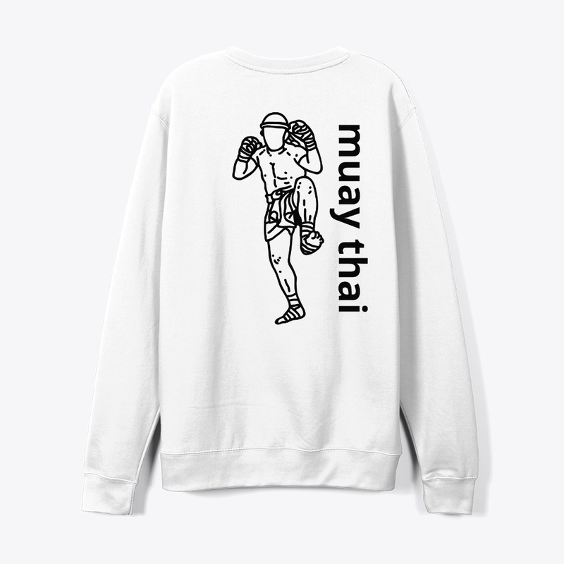 The muay thai boxing fighter