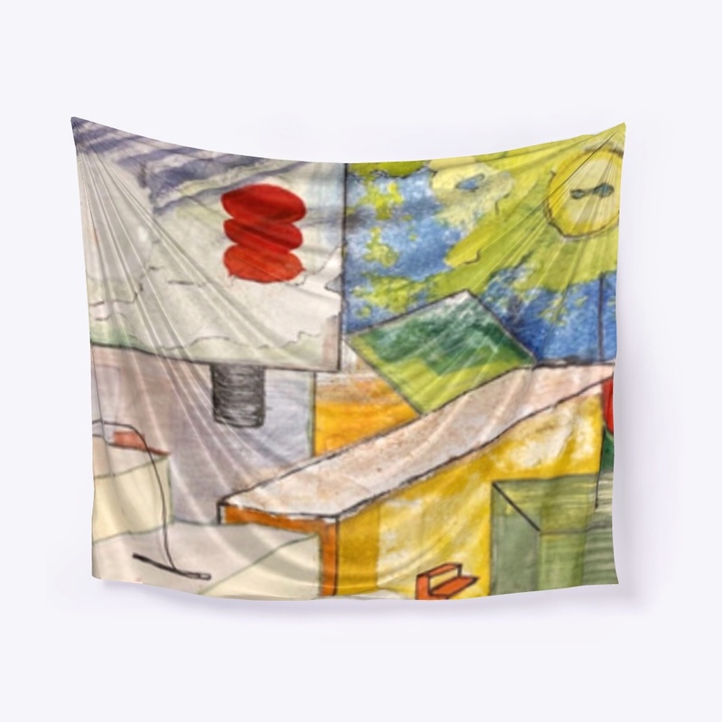 The Burn Brothers EP Cover Art Tapestry