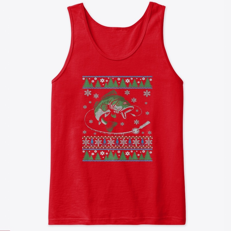 Ugly FISHING Christmas Bass Fish Apparel