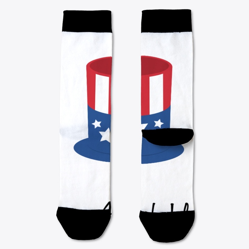 Uncle Sam hat 4th of July Tee