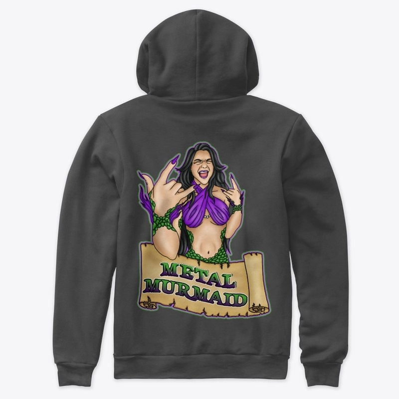 Pull over hoodie back logo