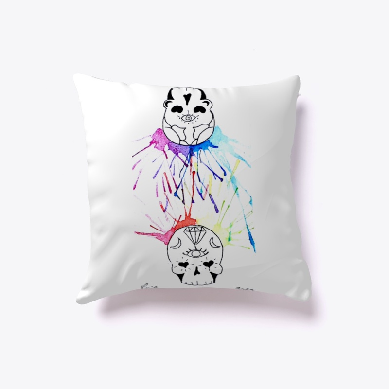 Rainbow Love Skulls