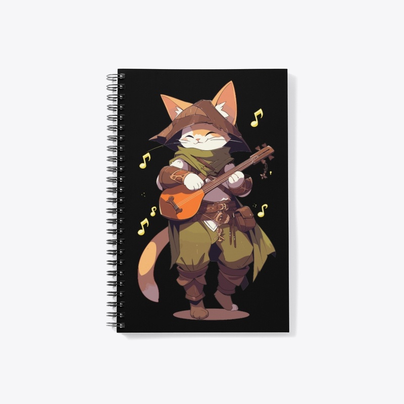 Fantasy Cat Bard