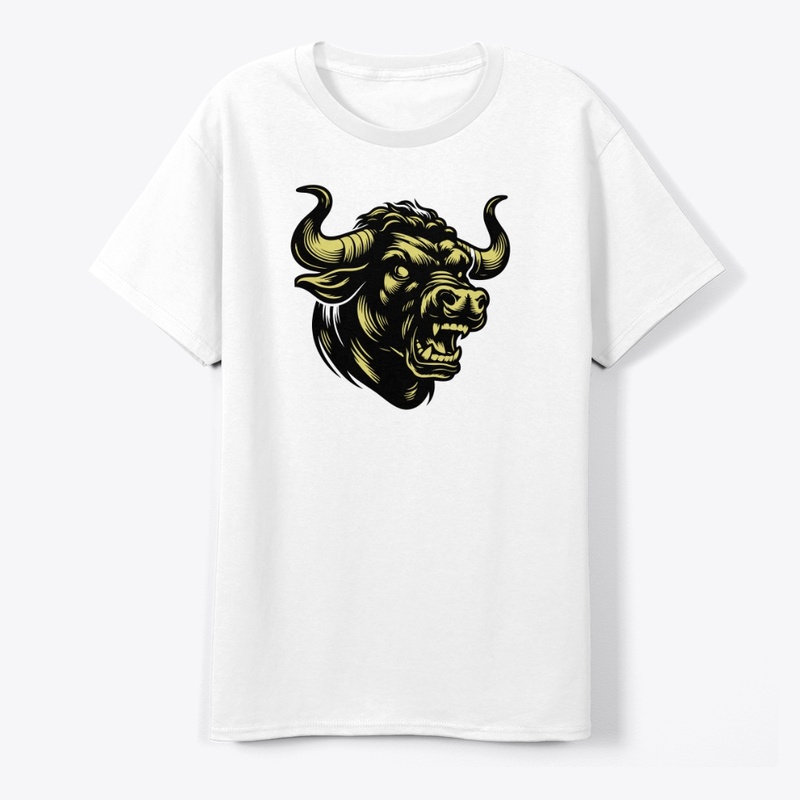 Rustic and Fierce Cow Graphic