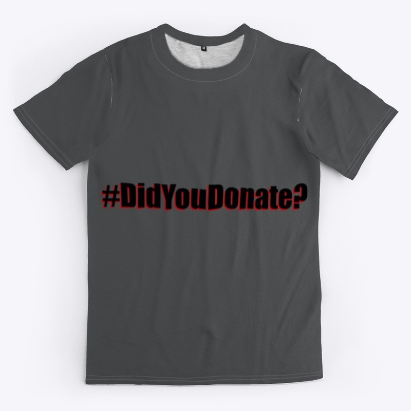 Did You Donate Black Logo
