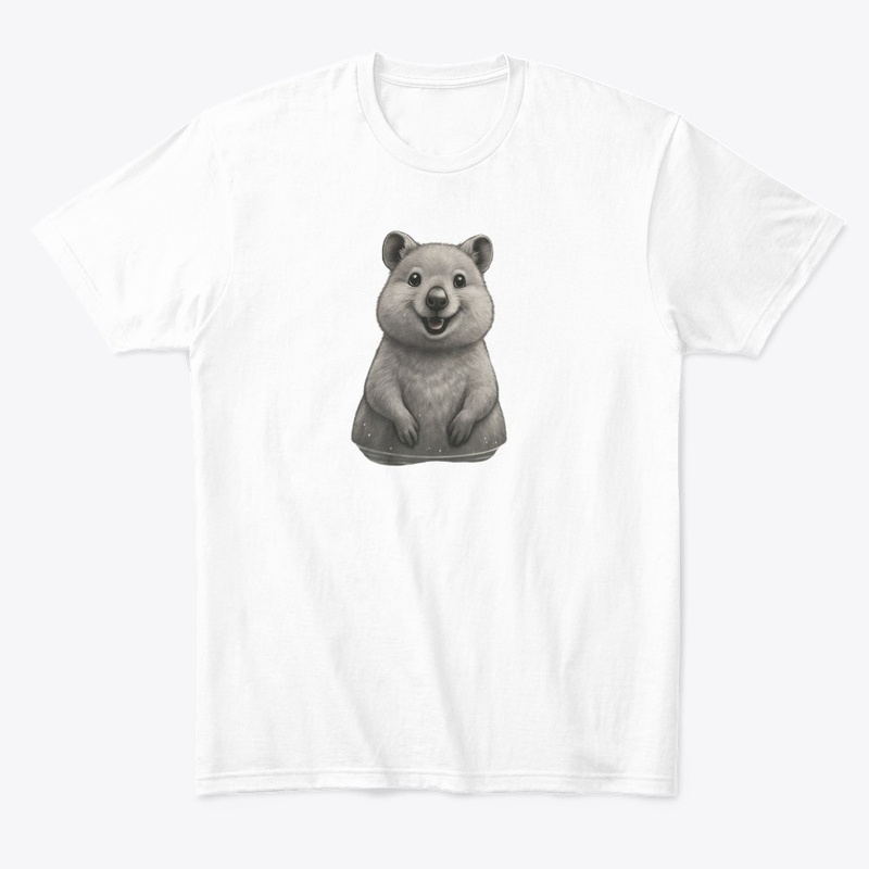 Cute Quokka Smiling Animal Graphic