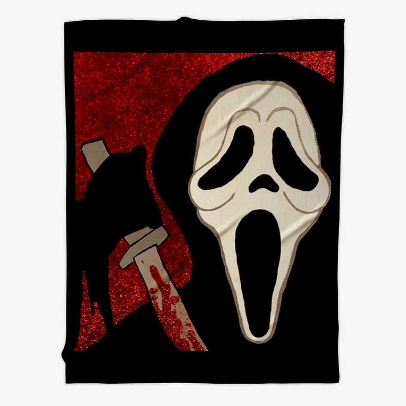 Ghostface Scream Portrait Painting