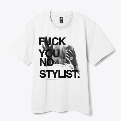 Nosty White Camiseta Front