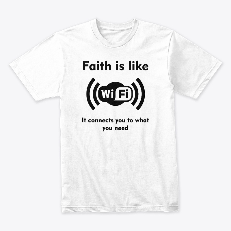 Faith is like Wi-Fi Unisex Hoodie