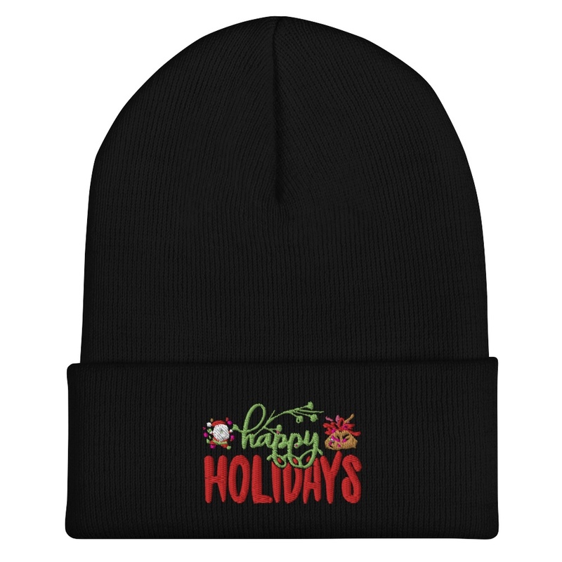 Happy Holidays Beanie