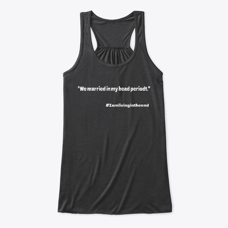 We married in my head (white letter)