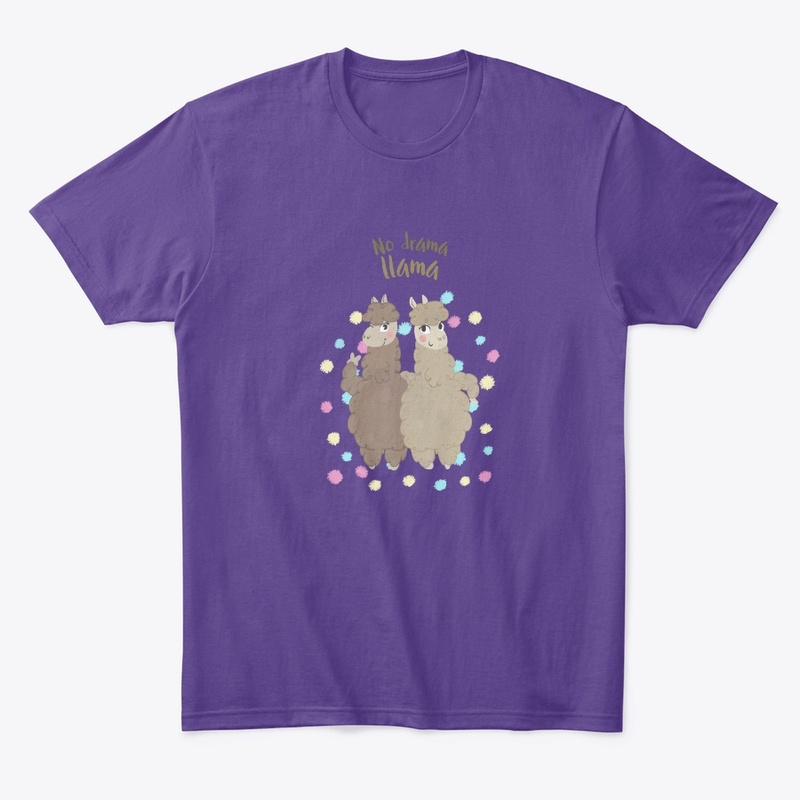 Two Llamas Sans the Drama Novelty 