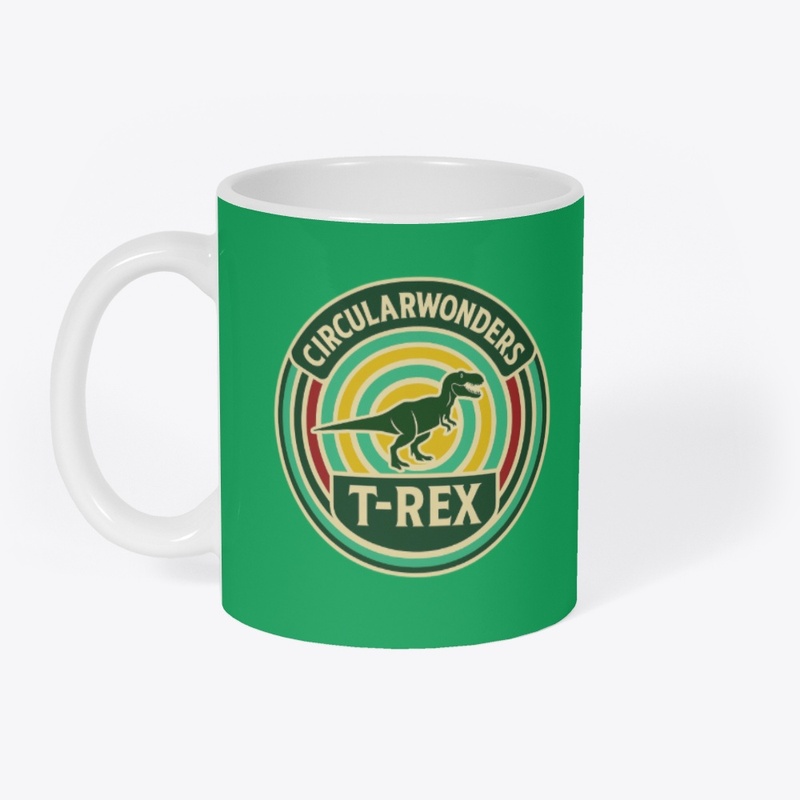 YOURSNOTABLY CircularWonders T-Rex Badge