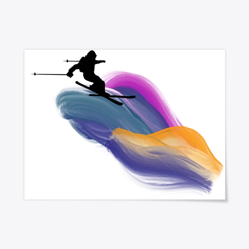 Ski. Winter sports. Love winter. Skiing.