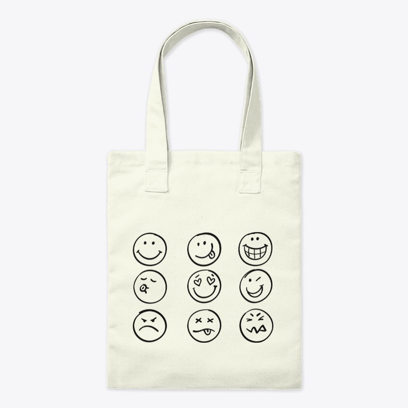 emoticon organic bag