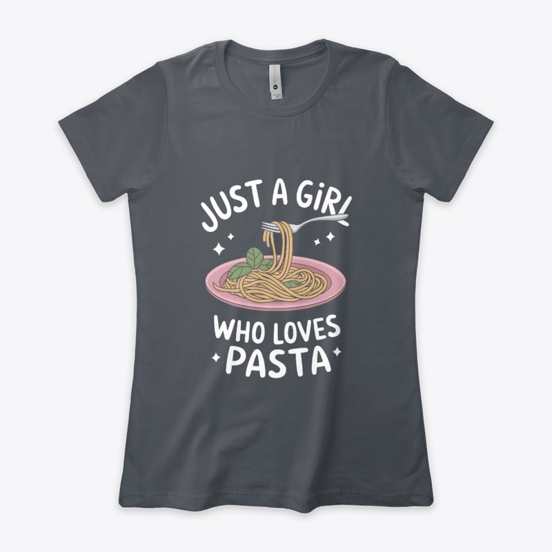 Pasta lover | dark color girls' t-shirts