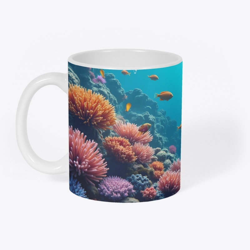 Ocean Underwater Turtles Kitchen Coffee