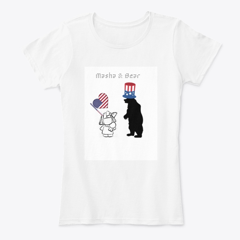 Masha & Bear Happy Independence day Tee!