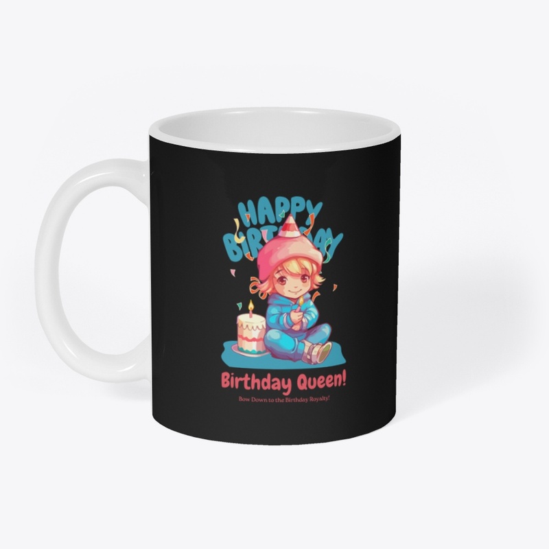 Red And Blue Cute Birthday T Shirt