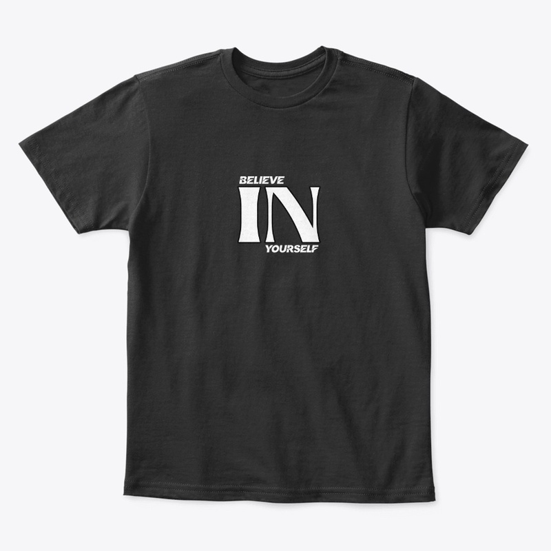 Printed ' believe in yourself ' shirts