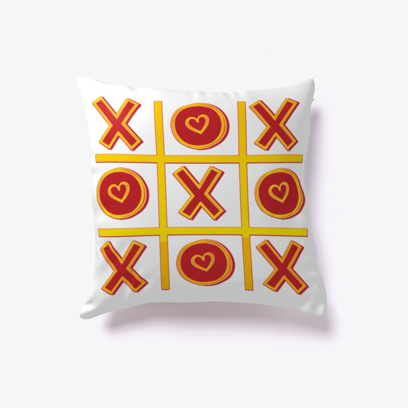 Hugs Kisses Tic Tac Toe Valentine Couple