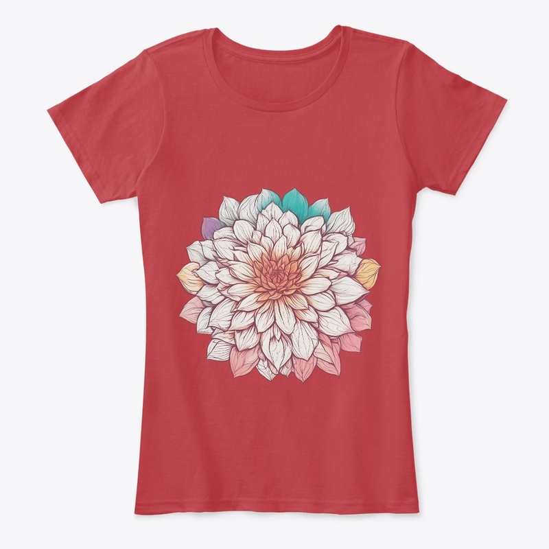 Colorful Dahlia Bloom Flower