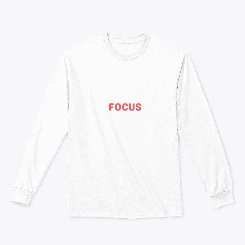 Focus word for t shirt design