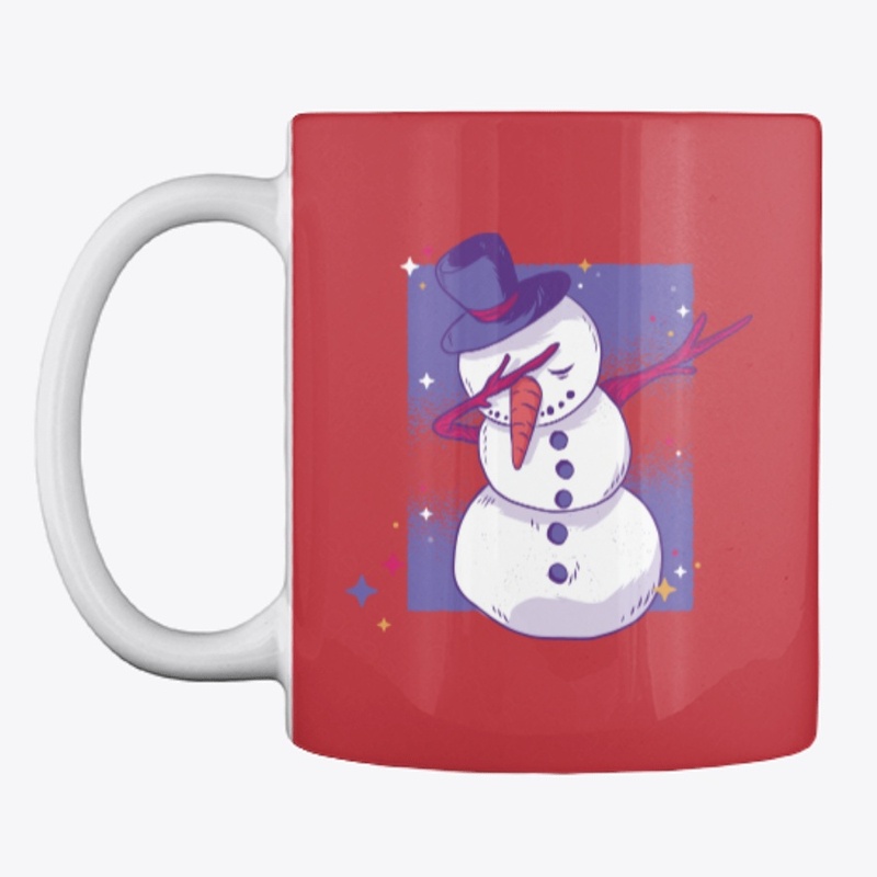 Christmas Dabbing Snowman