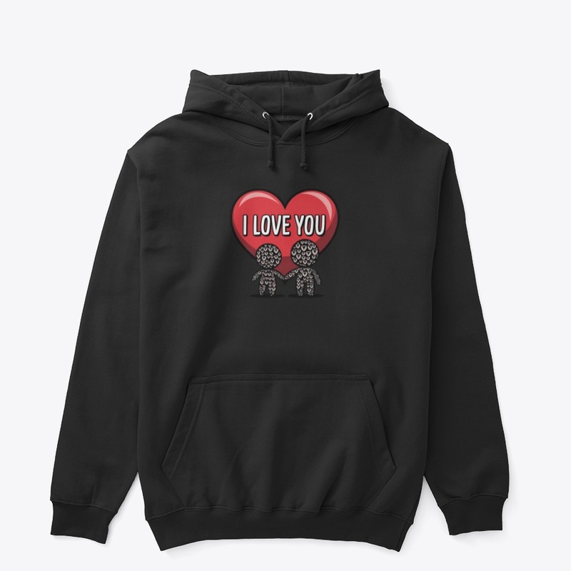 "I Love You - Cute Couples Graphic Tee"