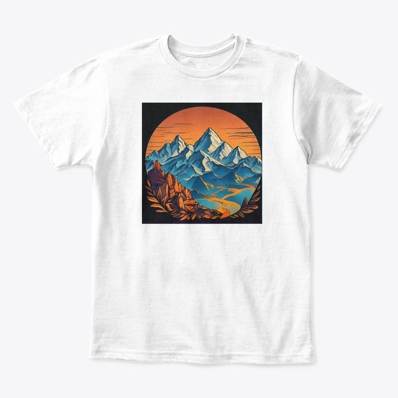 natural scene t shirt desing 