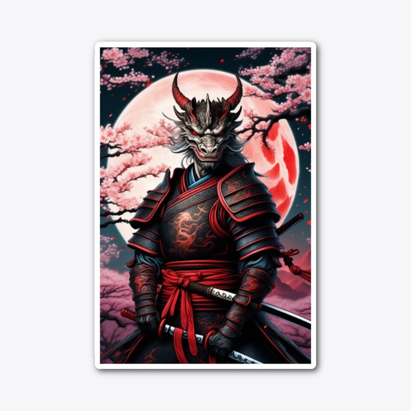 Dragon Warrior's Moonlit Vigil