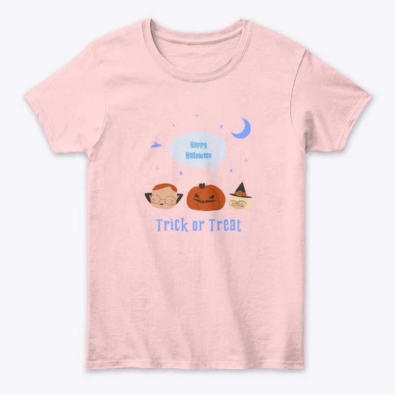 3 Faces Happy Halloween Design