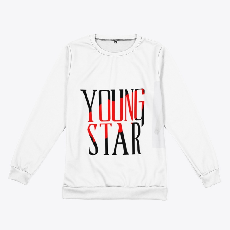 YOUNG STAR "MenWhite Tshirt"