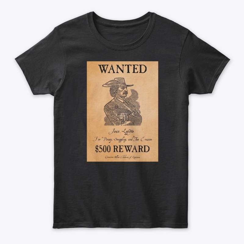 Jean Lafitte Wanted Poster