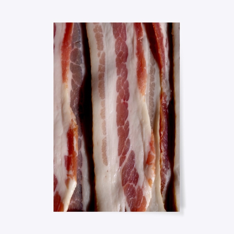 raw bacon