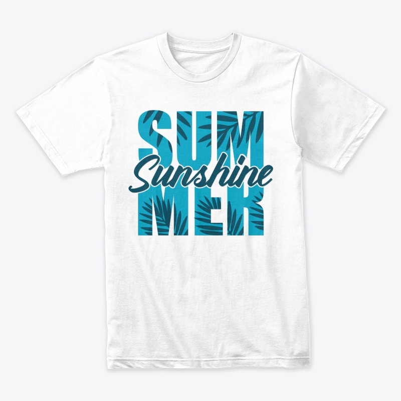 Modern Summer Sunshine Typography Trendy