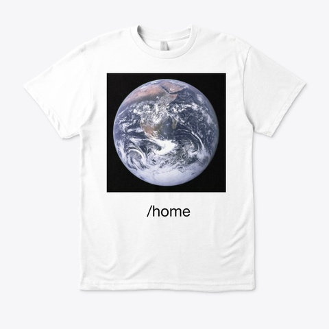 /Home White T-Shirt Front