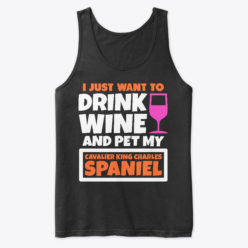 Cavalier King Charles Spaniel and Wine