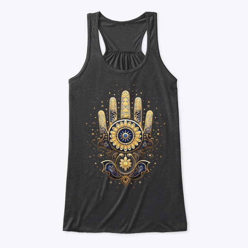Golden Hamsa Hand Pilates Swag
