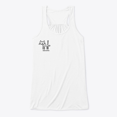 Farty Kitty White T-Shirt Front