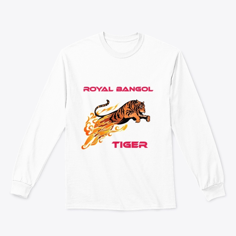 Royal Bangol tiger sticker and T-shirt