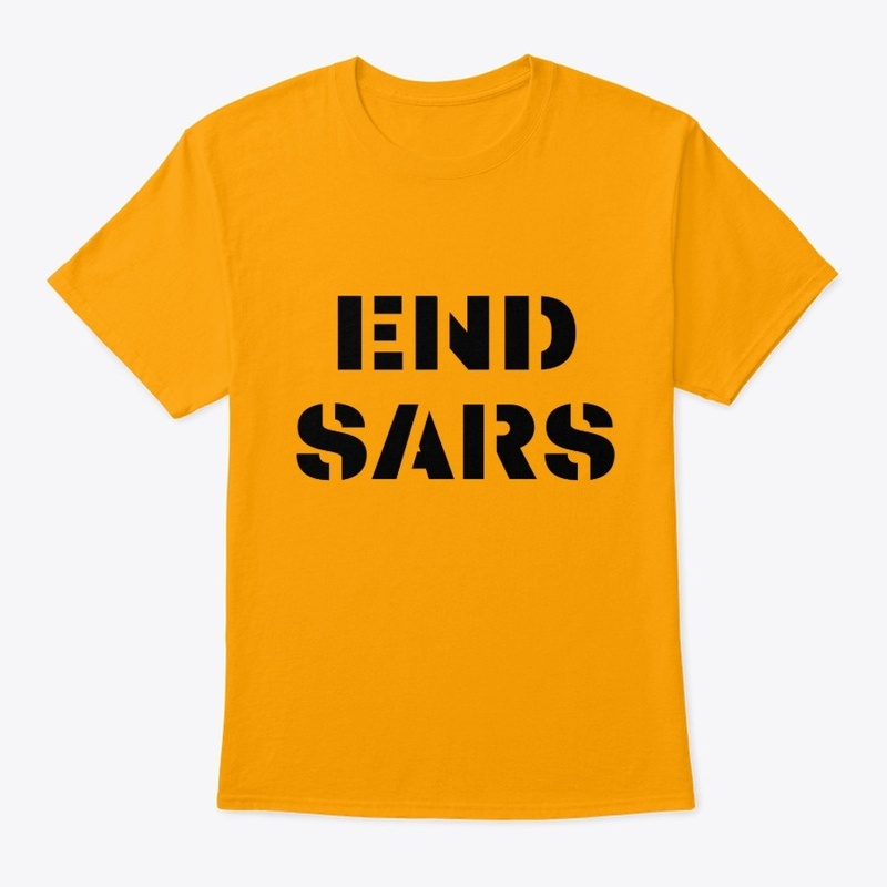 END SARS (black letters) SOH